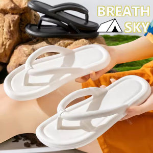 Summer Candy Colors Flip Flops Beach Soft Bottom Flat Slippers for Women Men Outdoor Lightweight Non Slip Flat Slide Sandals