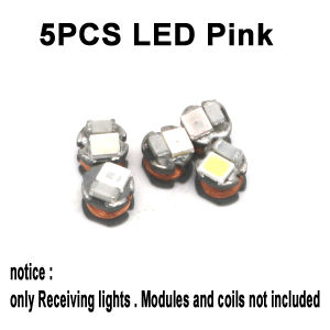 0-120mm Wireless Power Supply typec USB Transmitter Coil  Induction Receiver LED Lamp Light Toys Model LEGO Gundam Bandai Model