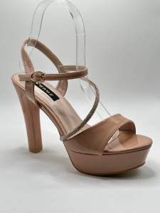 Elegant Pageant/Party/Wedding Heels Nude color 4.8 inches 35-40 sizes