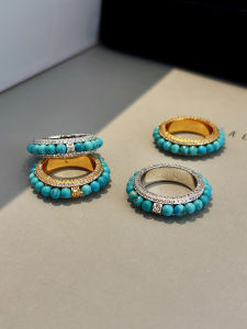 GOOYNN | Natural Turquoise Womens Ring
