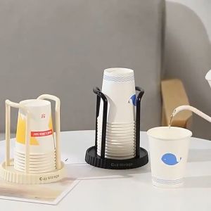 【Buy 1 Take 1】Paper Cup Holder Metal Paper Cup Rack Disposable Cup Storage Rack For Kitchen Office Babalux