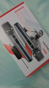 Advance Mic Wireless MIC301 / MIC-301 Double Digital Mic Wireless Microphone Metalic