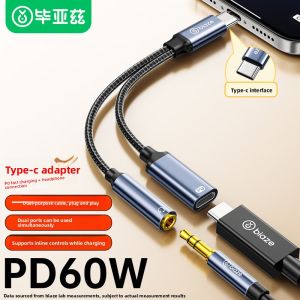 biaze | Type-C Audio & Charging Adapter 3.5mm Dual Port