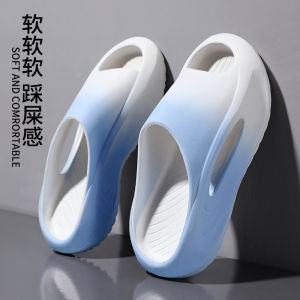 Mens Summer Outdoor Slippers Sports Wear-Resistant Anti-Slip Home Bathing Thick Bottom Casual Slip-On Shoes for Youth