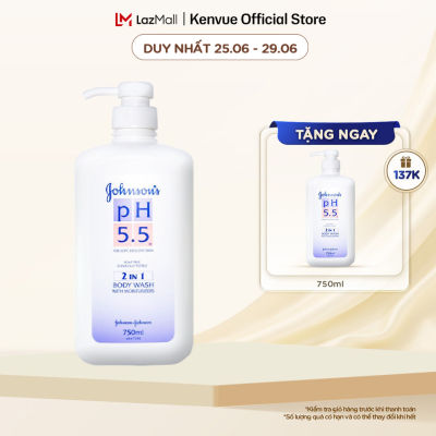 Sữa Tắm Người Lớn 2 Trong 1 Ph5.5 - Dung Tích 750ml