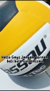Bola Volly Nassau Premium Soft Gold Original