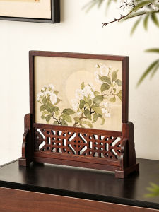 YILI DECO | Traditional Wooden Small Screen Decor