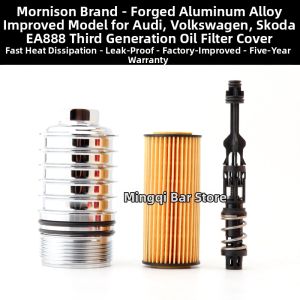 MINGJING | Car Oil Filter Cover for Audi A4L Q5L Passat B8 Tiguan L Teramont Superb EA888 Gen3
