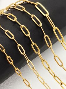โซ่ไททาเนียม DIY ขนาดใหญ่ โซ่ทองแท้ เนื้อโลหะผสมไททาเนียม เนื้อหนา โซ่ยาว 0 ตัวอักษร ไม่ซีดจาง