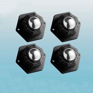 Pastable Furniture Hardware Rotation Pulley Self Adhesive Universal Wheel Furniture Casters Base Roller Mini Swivel Wheels
