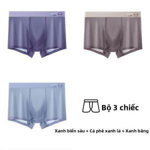 MiiOW | Quần lót nam Ice Silk thoáng khí mùa hè quần đùi mỏng liền mạch cỡ lớn quần đùi nam trẻ trung thoải mái thoáng khí