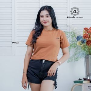 KAOS OVERSIZE CATOON COMBED LENGAN 7/8 ZOLA-ZOLA TERBARU