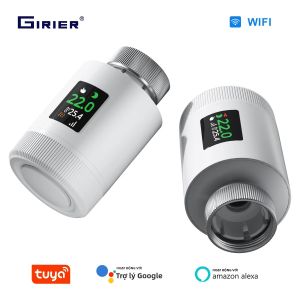 Van Điều Khiển Nhiệt Độ Thông Minh GIRIER Tuya WiFi6 Cho Bộ Tản Nhiệt Lực Đẩy 80N Điều Khiển Nhiệt Độ Tương Thích Với Alexa