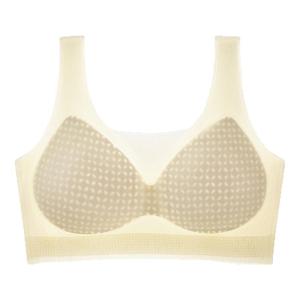 MiiOW | เสื้อชั้นในผ้าไหมน้ำแข็งไร้ตะเข็บสำหรับผู้หญิง ทรงเกาะอกบางเฉียบ ดีไซน์หลังสวย ช่วยลดขนาดหน้าอก ช่วงฤดูร้อน