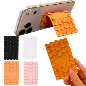 Foldable Multifunctional Suction Cup Mobile Phone Stand Car Silicone Desktop Flexible Adjustable Travel Stand