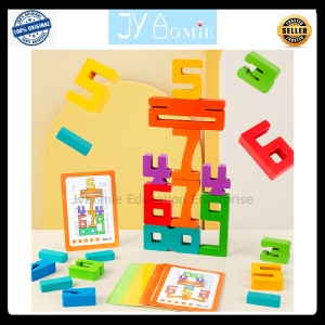 Children Building Block Number Blocks Math Block Toys for Kids Number Block Kids Toy Mainan Blok Mainan Math Mainan Kanak