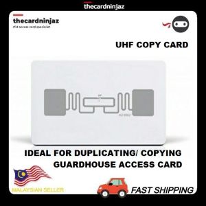 TCNGV UHF RFID Long Range Card 860-960mhz tag for Boom Gate Guardhouse Door Control Entry Access Card ALIEN 9662 Alien H3 for Duplicate Copy Clone