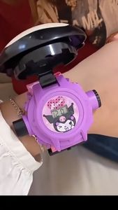 Sweetybayibayi 24 Image Kids Projection Watch Boy Girl Cartoon Projector Watch SpiderMan Kuromi Jam Tangan Budak Light Projector