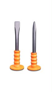 เหล็กสกัด หุ้มยาง ชุบแข็ง 250 มม พร้อม ด้า