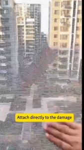 Window Repair Tape Mesh Kit Tape Waterproof Fiberglass Mosquito Net Mesh Patch Tape for Covering Holes and Tears Instantly