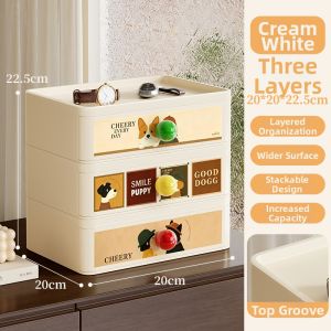 WUBUWEI | Drawer Layer Organizer for Snacks Medicine Clutter