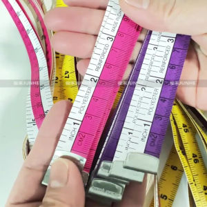 Tailor Fiberglass Soft Tape Measure Dual Scale CM IN Body Sewing Stainless Steel End Durable Flexible Metric Imperial Ruler