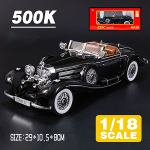 LEO 1:18 Mercedes-Benz 500K Classic Car Diecast Model Car Alloy Cars Toys Collection Gift For Kids Boy Girl