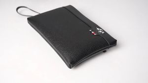 Tas Tangan Clutch Hand Bag Pria Cowok Dompet Tangan Besar Tipis Slim Serbaguna Import Mewah Elegan Bahan Kulit PU Terbaru Kekinian