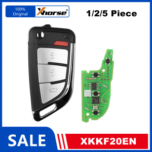 XHORSE | 1/2/5 Piece XHORSE XKKF20EN Knife Style Wire Remote Smart Car Keys for VVDI2 Key Programmer English Version