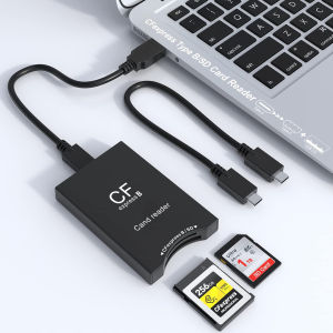 10Gbps USB-C Cfexpress Type B Card Reader 2-in-1 SD Memory USB C Dual Slot CF Express Adapter Support Android/Windows/Mac OS