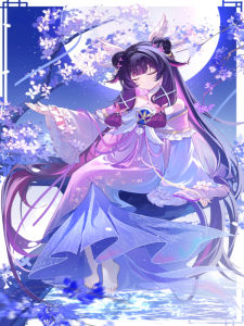 Bandai | Oil Painting Anime Figure H-Honkai Y-Yae S-Sakura By Numbers Modern Wall Decor for Living Room Bedroom Perfect Gift No Frame