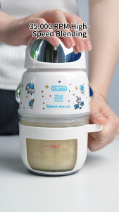 【NEW】Dr.isla Baby Food Processor Food Blender Borosilicate Glass Cup Astronaut Space Print Food supplement machine for Newborn US Plug FM01 Plus