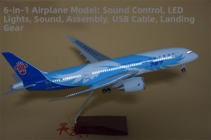 Voice-Controlled Assembleable Airplane Model 47cm
