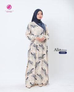 GAMIS ALIN DRES BY FANIAHIJAB BAHAN RAYON VISCOSE PREMIUM BUSUI FRIENDLY