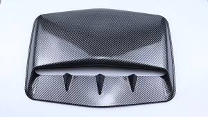 Universal Air Outlet Cover Decoration Trim Plastic Car Hood Scoop Fake Air Flow Intake Vent Covers Auto Exterior Accessories