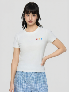 Gap | Color Block Embroidered Bear Pattern T-Shirt