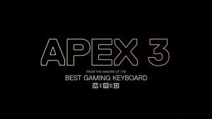 SteelSeries Apex 3 RGB Gaming Keyboard คีย์บอร์ดเกมมิ่ง ปุ่มเสียงเงียบ พร้อมแท่นรองข้อมือ #Qoomart