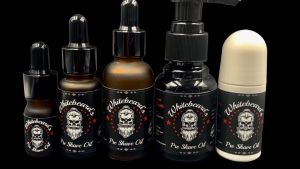 Whitebeards Pre Shave Oil Refill Pack - Wood Spice or Peppermint