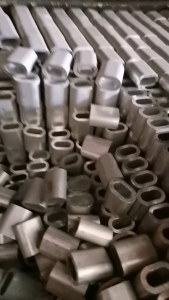 Hoisting Machine Wire Rope Tube 1-6mm Oval Aluminum Ferrule Swage Sleeve for Wire Rope