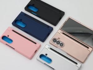 Fashion Hard PC Cover Phone Case With Kickstand for Galaxy Z Fold 7/6 Available with Touchscreen Stylus Screen Protector