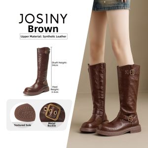 Josiny | New Waste Style Below Knee Boots
