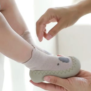 Spring Summer Baby Anti-Slip Sock Shoes Cartoon Soft Sole First Walker Non-Slip Floor Socks for Toddlers 0-24M
