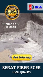 Serat Fiber / Serat Aquaproof murah Fiberglass Matt / Fiber Glass Mat 1 Lembar