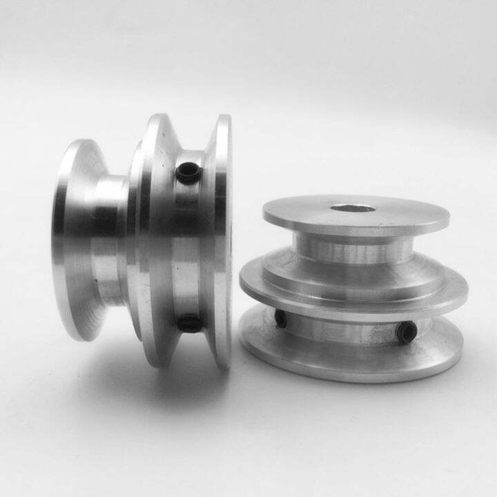 Aluminum Alloy Type A Double Groove Pulley B Spindle Motor Belt Pulley ...