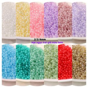 Hạt Cườm Thủy Tinh Giả Ngọc Bích Séc Hình Hạt Gạo Kích Thước 2/3/4mm Siêu Đồng Đều Dùng Làm Đồ Trang Sức Tự Làm Làm Vòng Tay