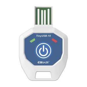 Elitech Temperature Data Logger Single Use 90 Days in-Transit Trip Disposable Temperature Recorder PDF Report TinyUSB -10～40℃