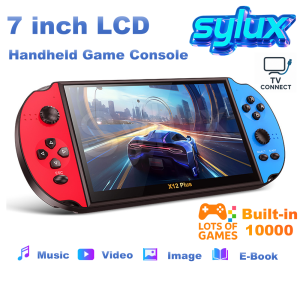 X12 Plus LCD 7-Inch Handheld Game Console Big Screen PSP Retro NES & GBA Handheld Arcade For Gift