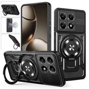 Wireless Charge Case For Oppo A5 Pro A5Pro OppoA5Pro 5G 4G Phone Case Magnetic Luxury Armor Shockproof Ring Holder Back Cover For Opo A5Pro