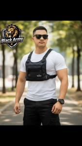 Tas Dada Pria Tactical Black Army B-016 Griffin Cordura Waterproof Original Kuat & Stylish