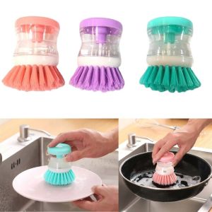 Bàn Chải Cọ Rửa Thông Minh Đa Năng chà chén bát xong nồi giặt đồ chà sàn nhà tắm vệ sinh toilet bồn cầu tiện lợi